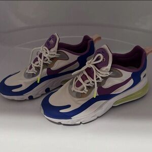 Nike Mens Air Max 270 React ‘Easter’ CW0630-100  Running Shoes Sneakers Size 7.5